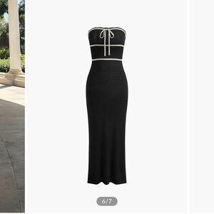 BNWT Commense Knotted Tube Midi Sweater Dress